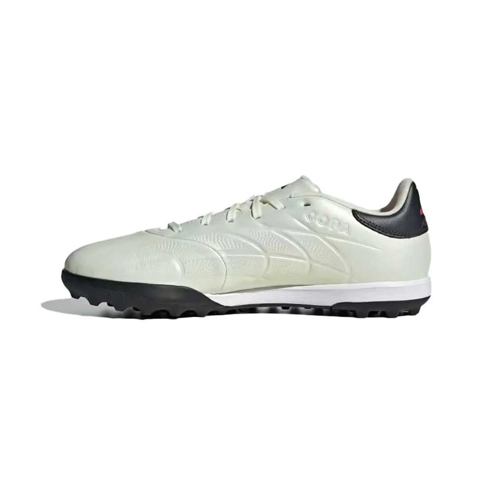 Men's Copa Pure 2 League TF Soccer Shoe - Ivory/Core black/Solar red - Regular (D)