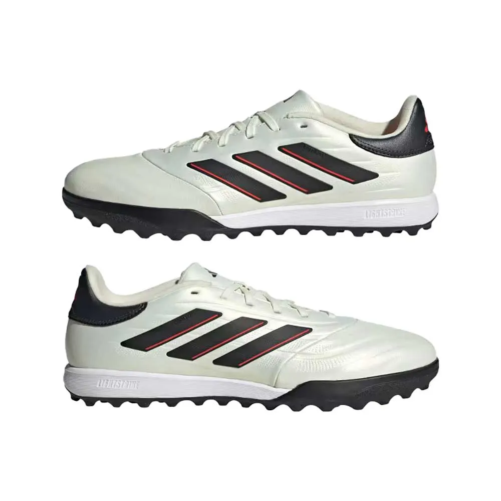 Men's Copa Pure 2 League TF Soccer Shoe - Ivory/Core black/Solar red - Regular (D)