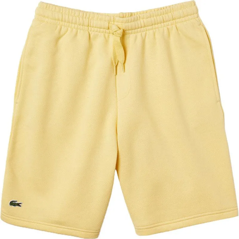 Men's Lacoste Sport Tennis Fleece Shorts, Napolitan Yellow