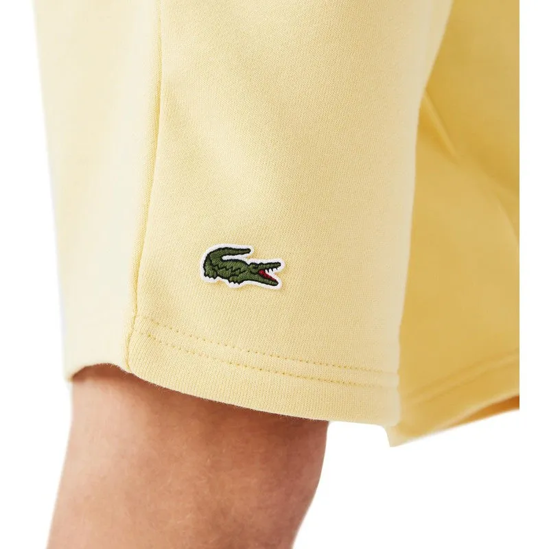 Men's Lacoste Sport Tennis Fleece Shorts, Napolitan Yellow