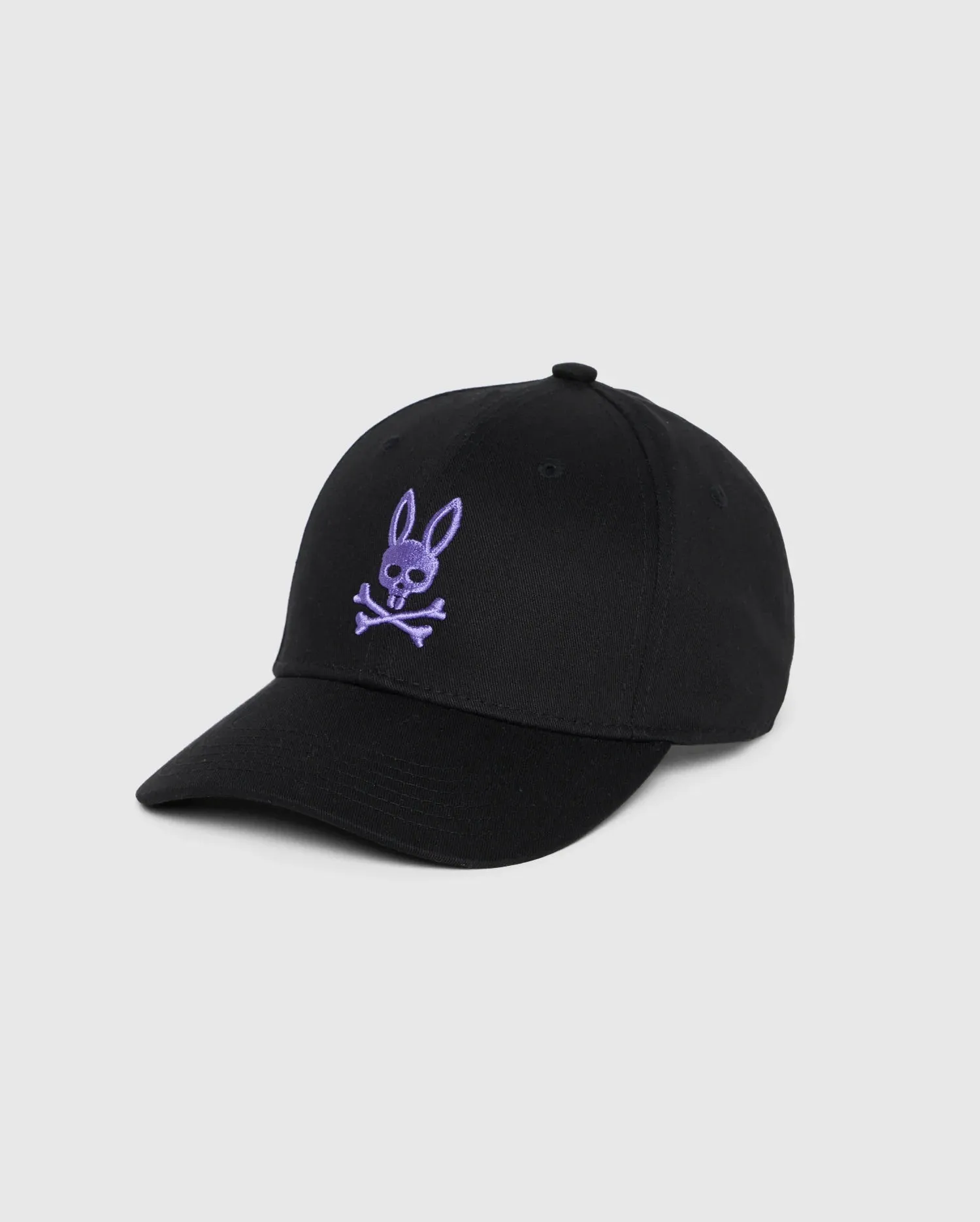 Men's Psycho Bunny Chicago Embroidered Baseball Cap Black