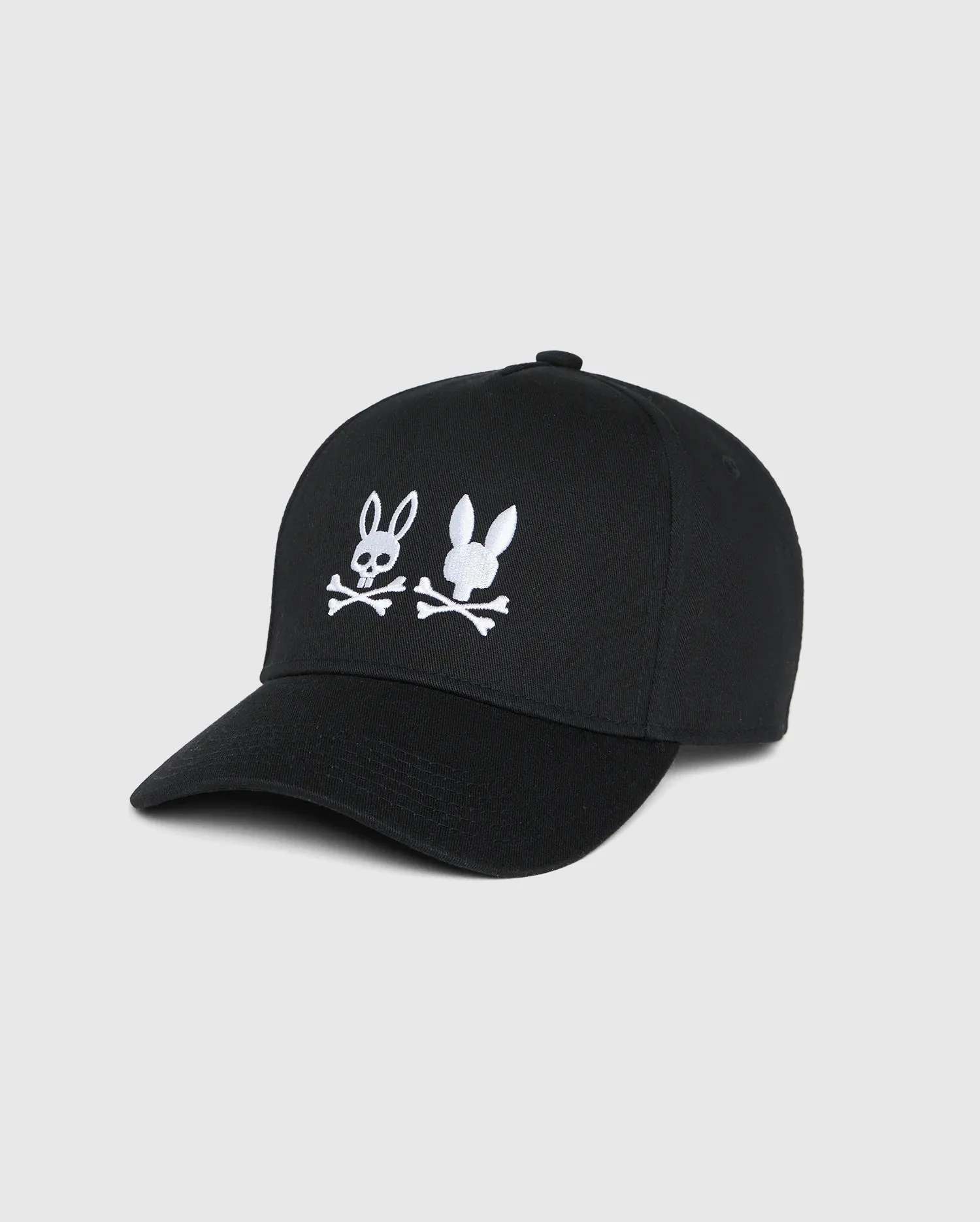 Men's Psycho Bunny Kingwood Embroidered Baseball Cap Black