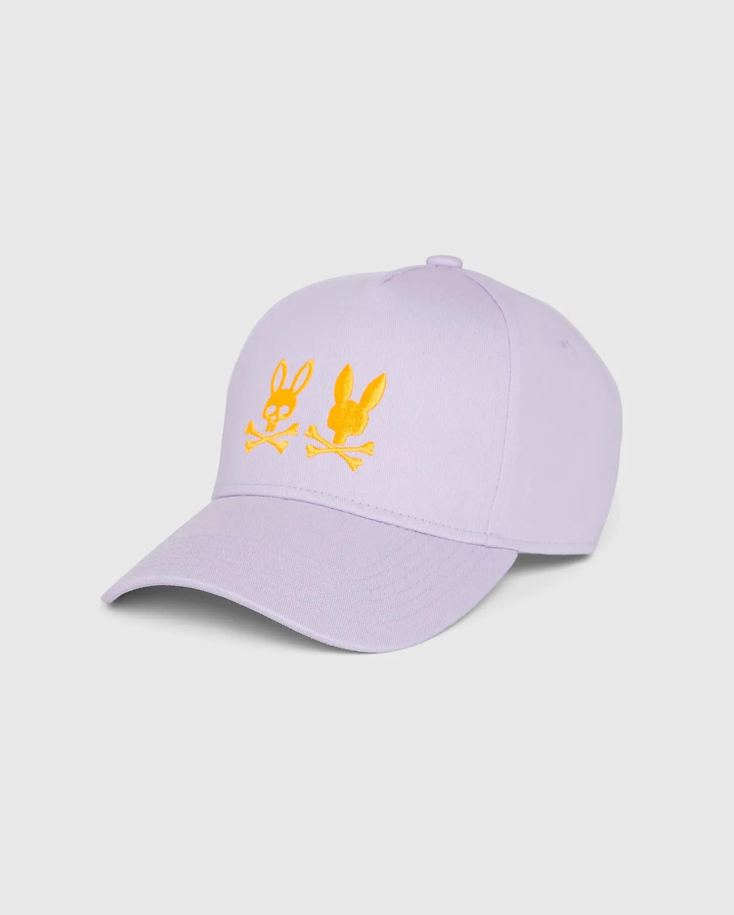 Men's Psycho Bunny Kingwood Embroidered Baseball Cap Lavender