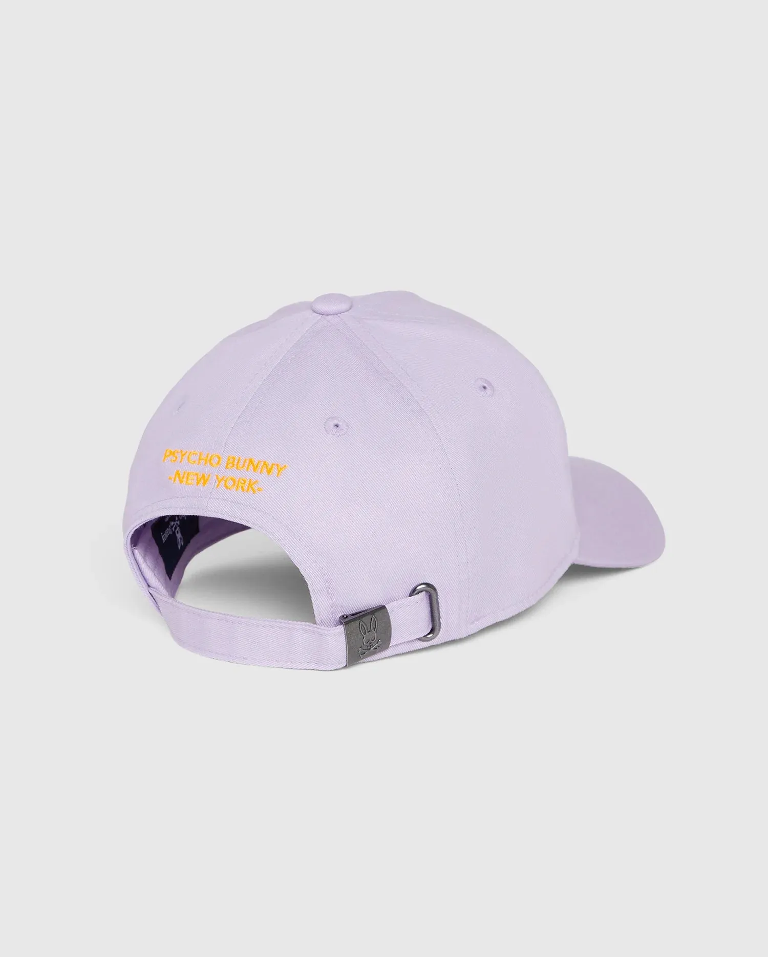 Men's Psycho Bunny Kingwood Embroidered Baseball Cap Lavender