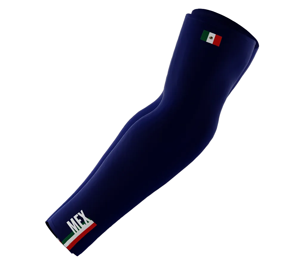 Mexico Code Compression Arm Sleeves - Walking - Cycling - Running - Golf - Baseball - Basketball