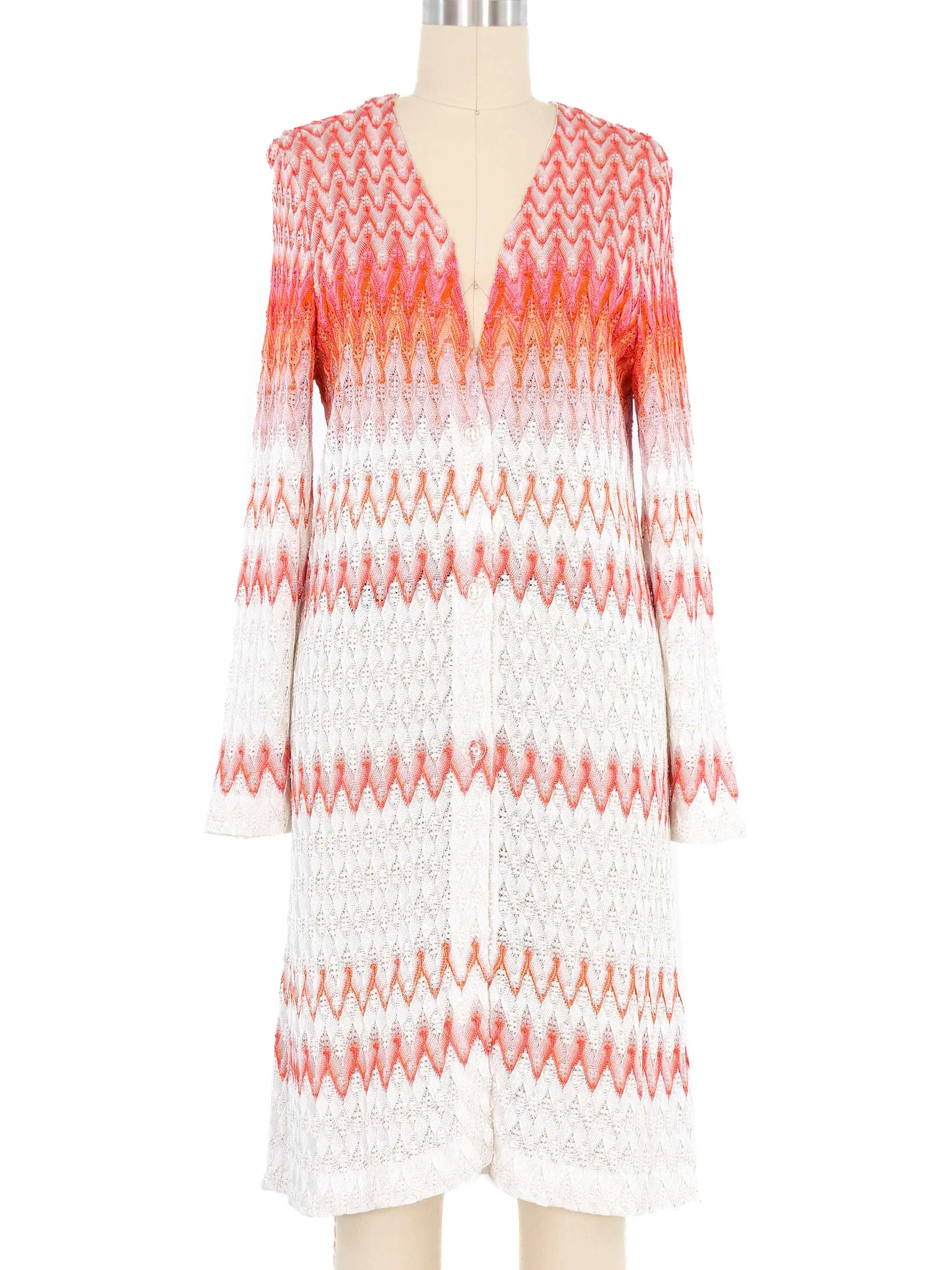 Missoni Chevron Knit Cardigan