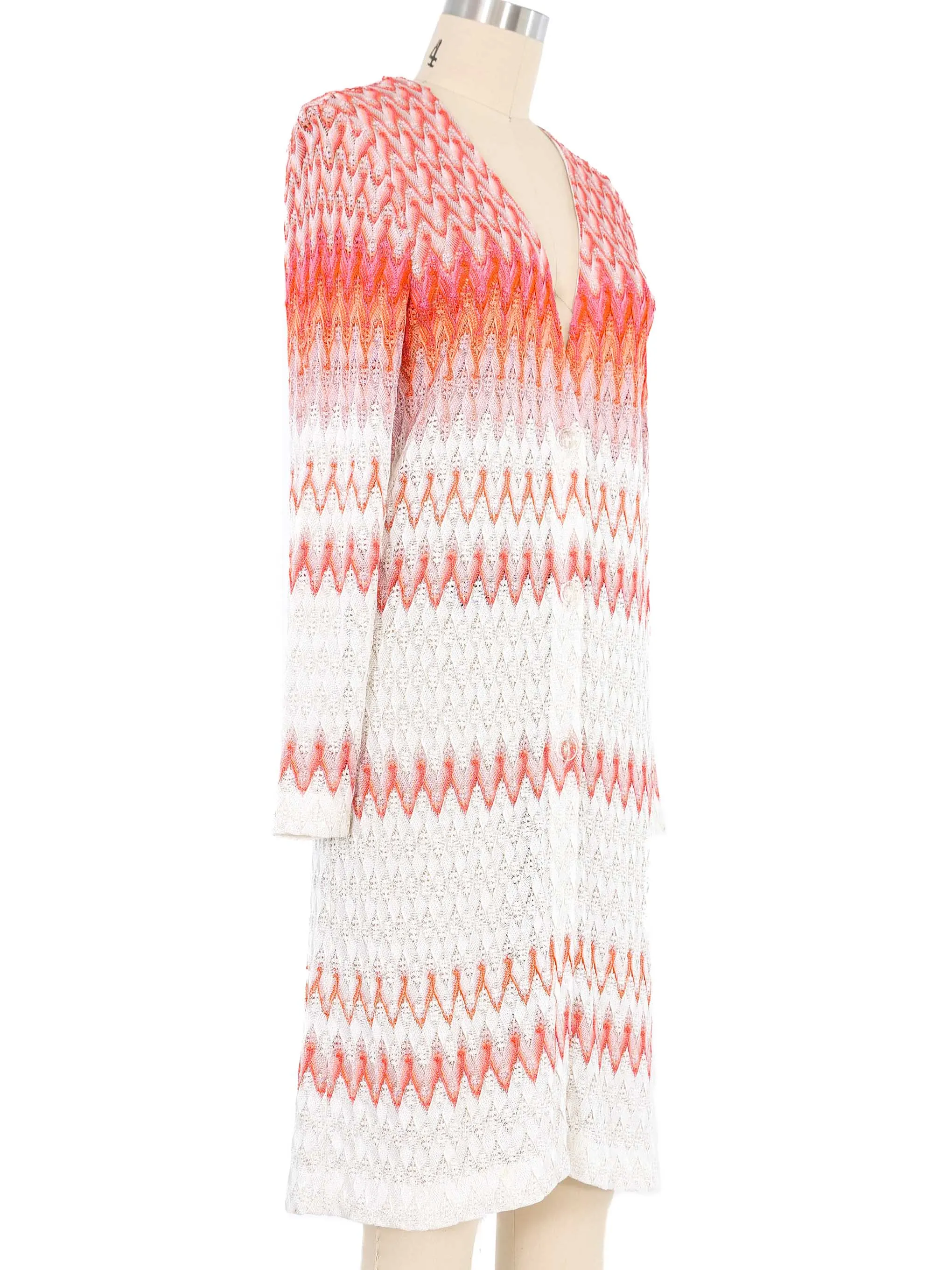 Missoni Chevron Knit Cardigan