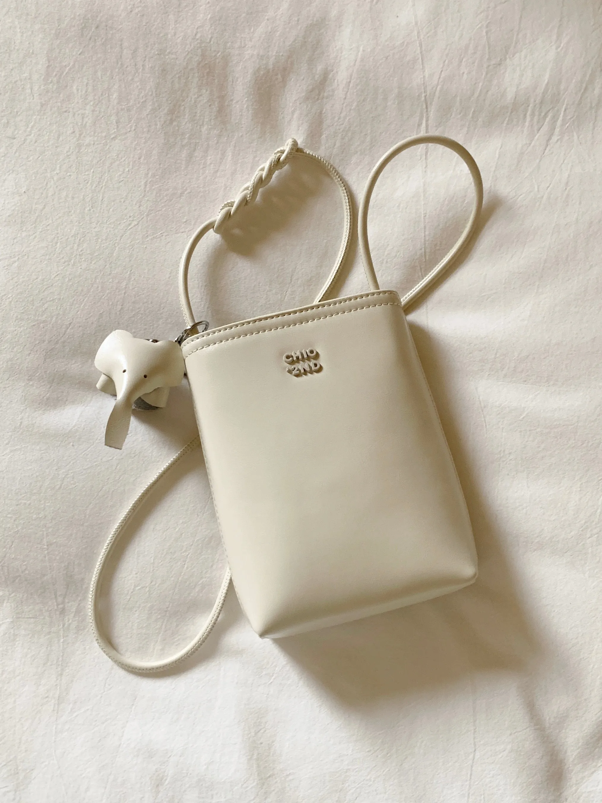 Nanfeng Chio2nd Annie's Notes Cowhide Mobile Phone Bag Women's Summer 2024 New Genuine Leather Crossbody Small Bag