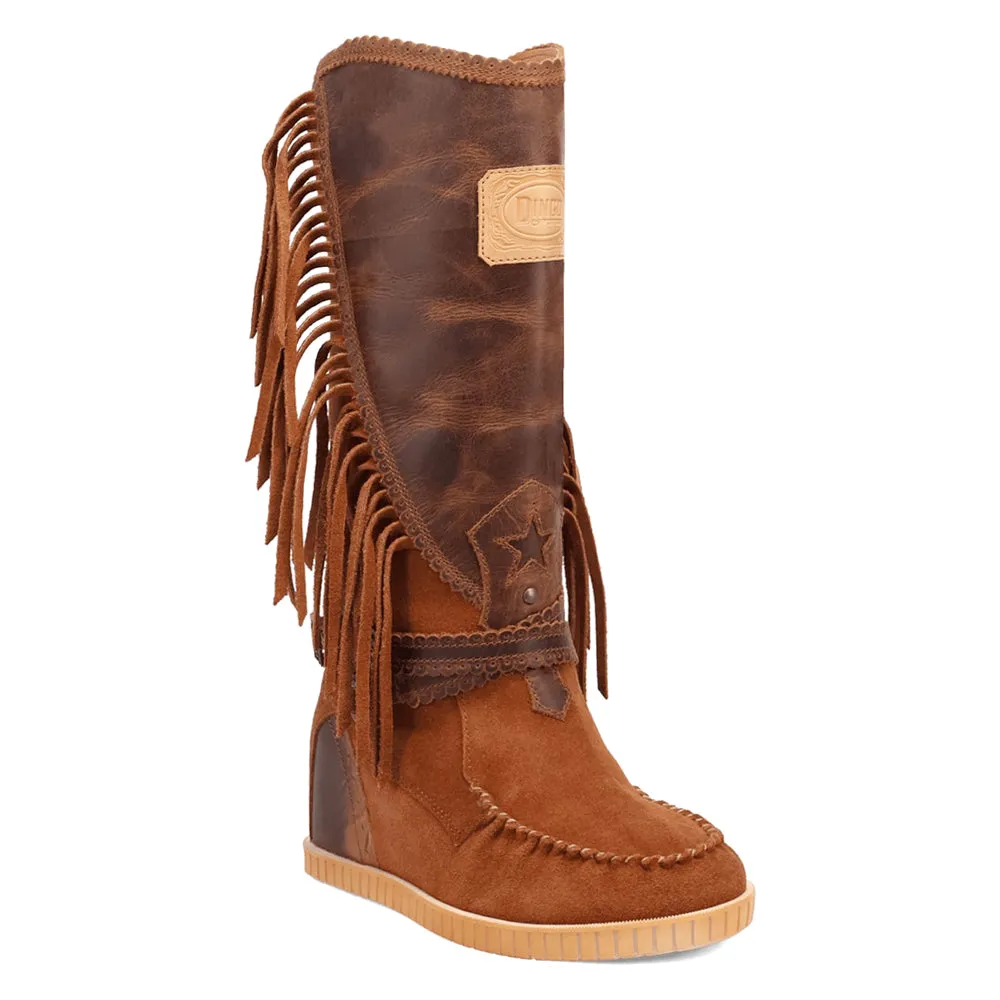 Natchez Round Toe Moccasin Boots