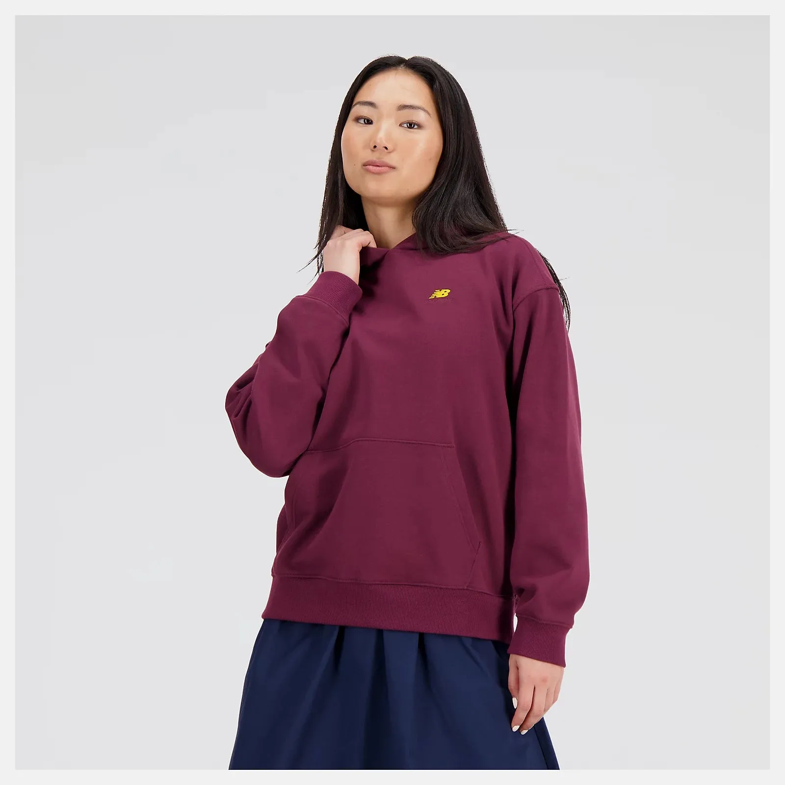 NEW BALANCE ATHLETICS FRENCH TERRY OVERSIZED HOODIE