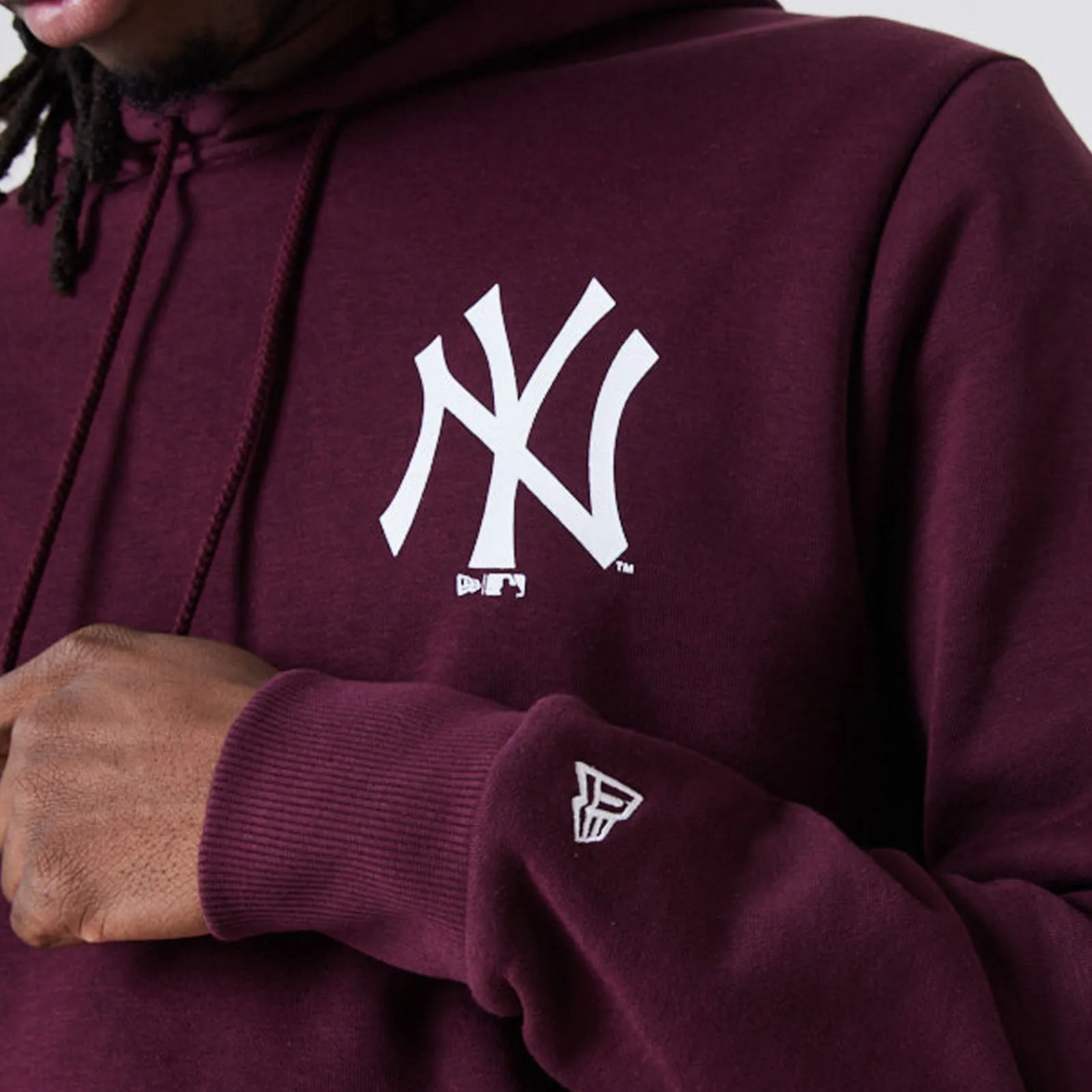 New Era New York Yankees MLB Essentials Hoodie - Purple