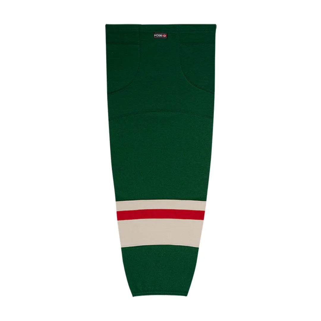 NHL Pattern K3G Pro Hockey Socks: Minnesota Wild Green