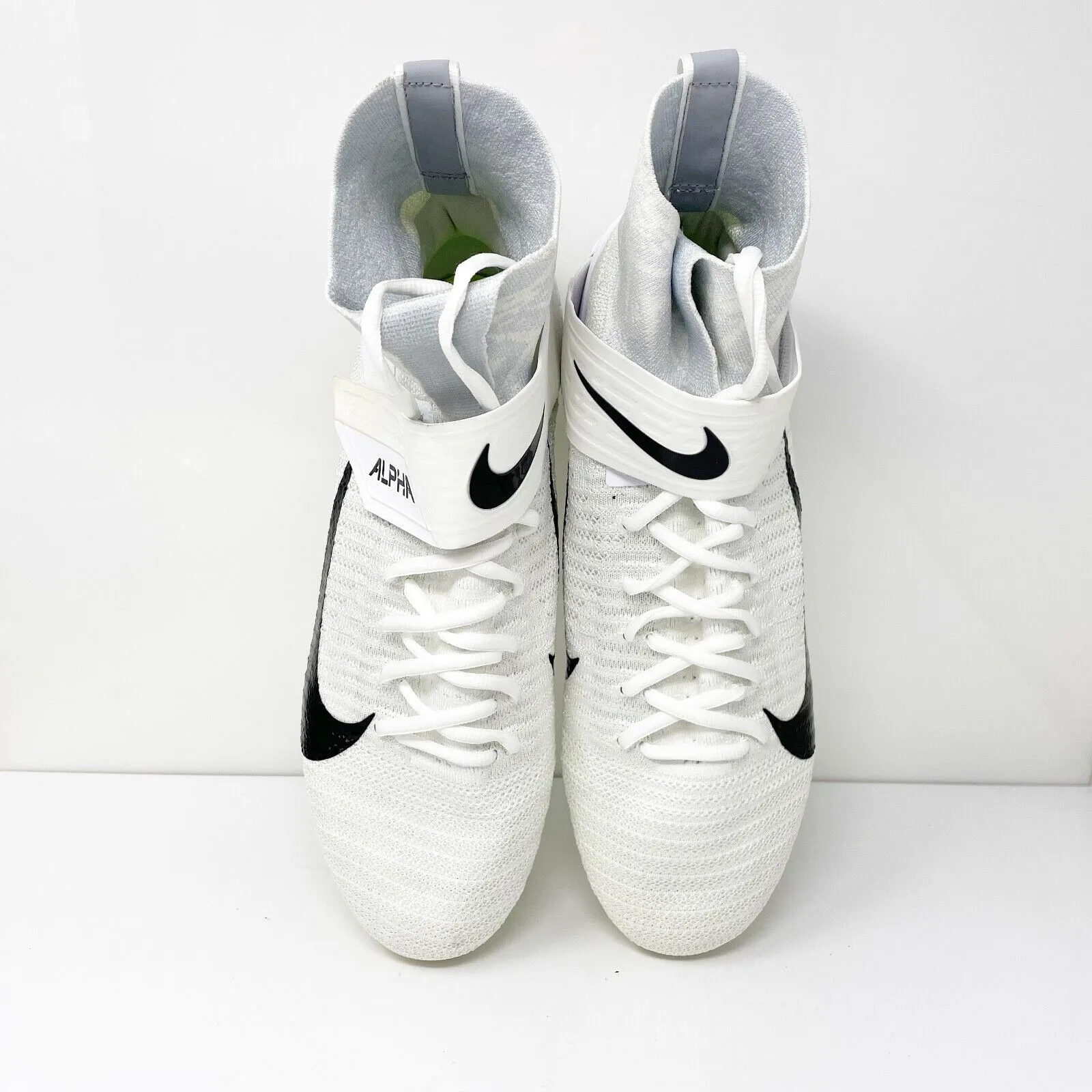 Nike Mens Alpha Menace Elite 2 AO3374-101 White Football Cleats Shoes Size 12.5