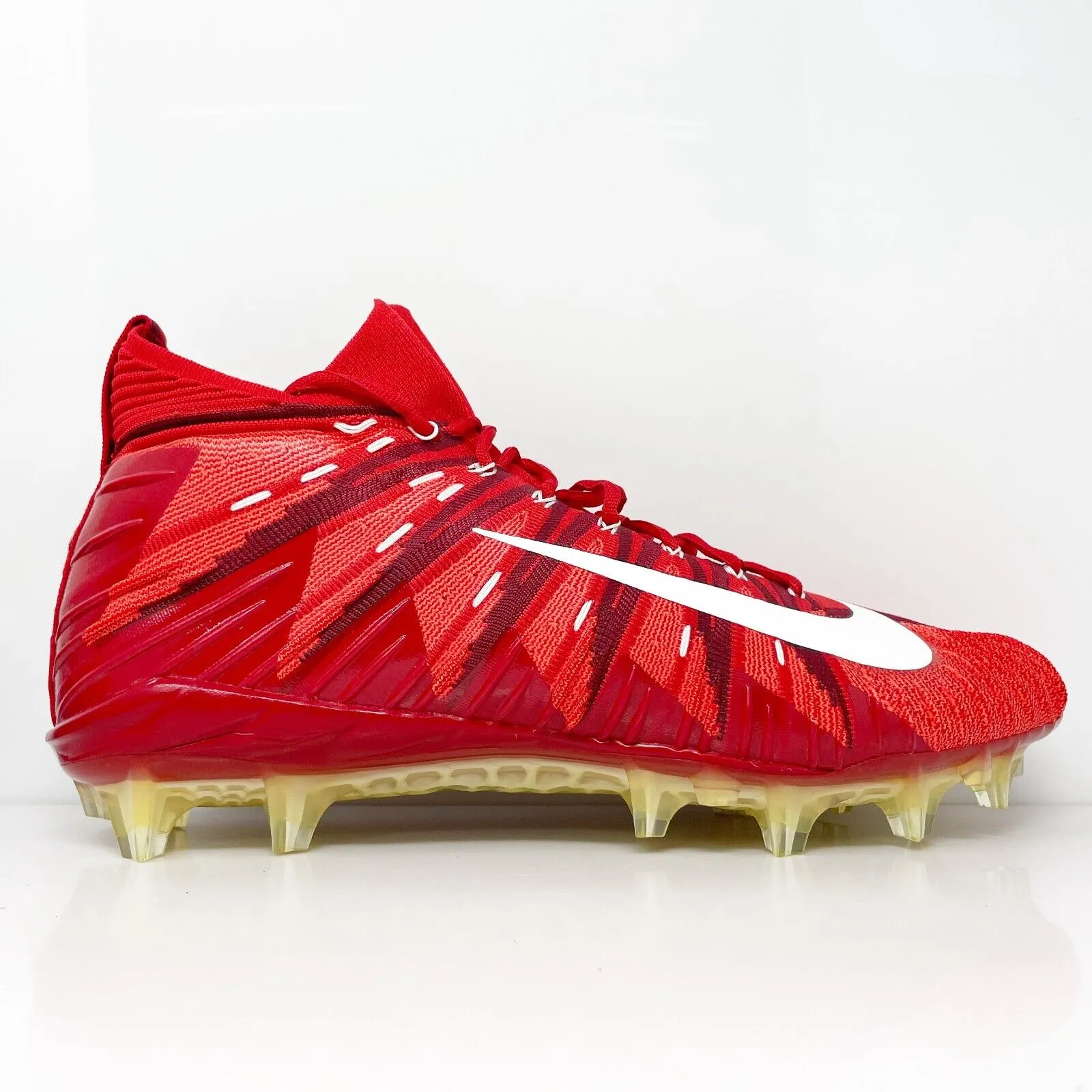 Nike Mens Alpha Menace Elite 871519-616 Red Football Cleats Shoes Size 16