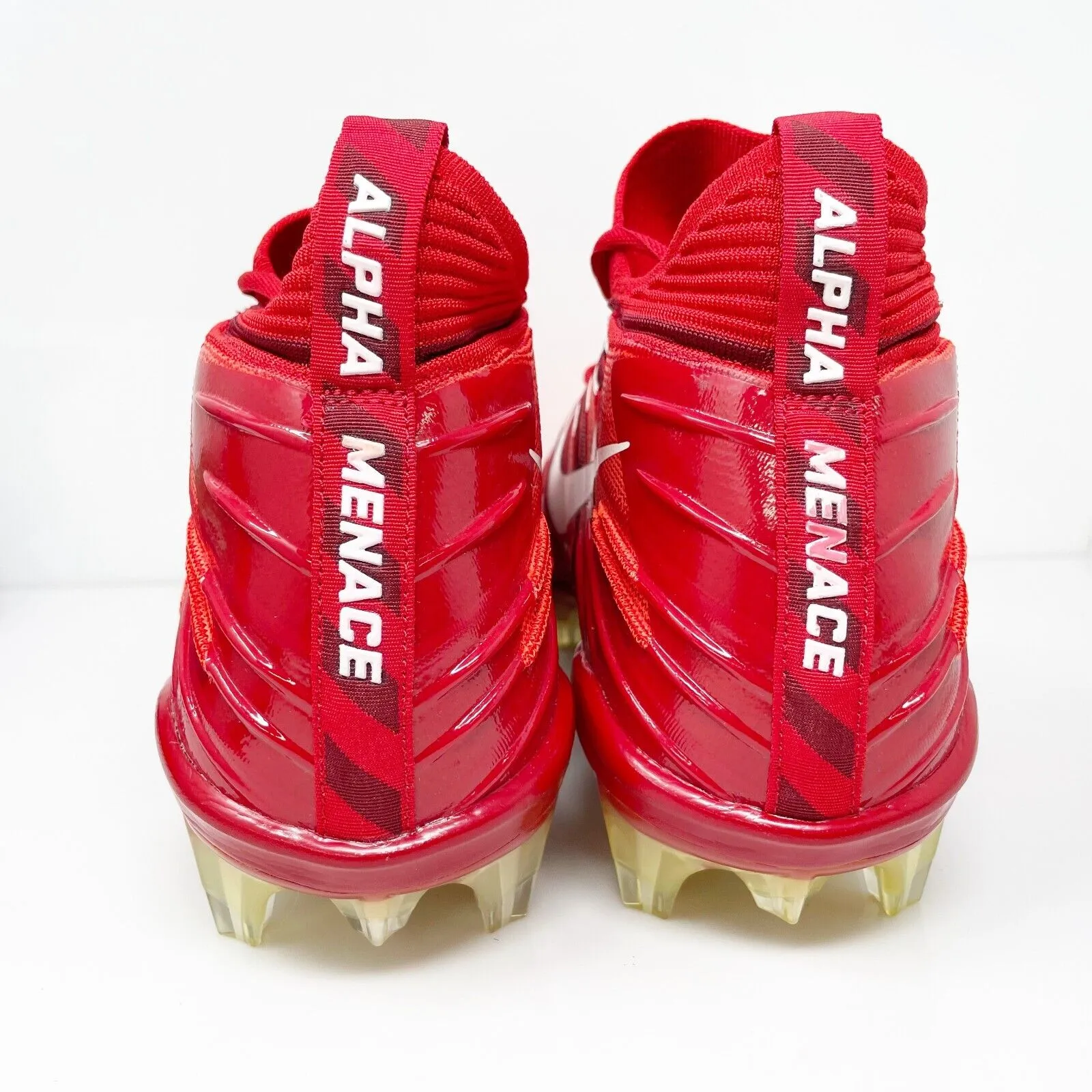 Nike Mens Alpha Menace Elite 871519-616 Red Football Cleats Shoes Size 16