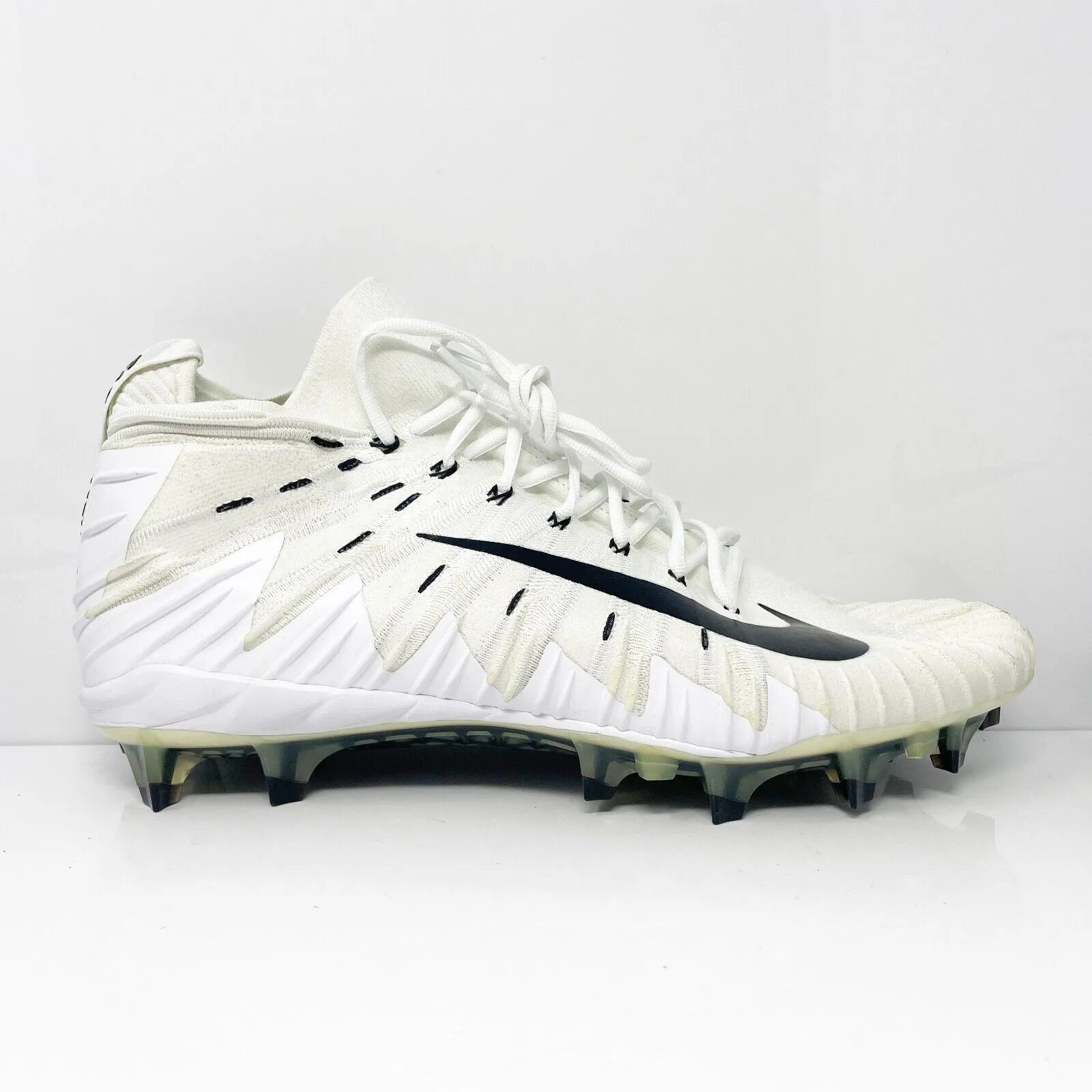 Nike Mens Alpha Menace Elite TD 871519-101 White Football Cleats Shoes Size 16