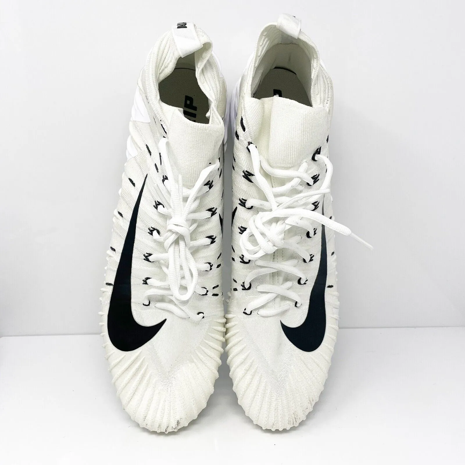 Nike Mens Alpha Menace Elite TD 871519-101 White Football Cleats Shoes Size 16