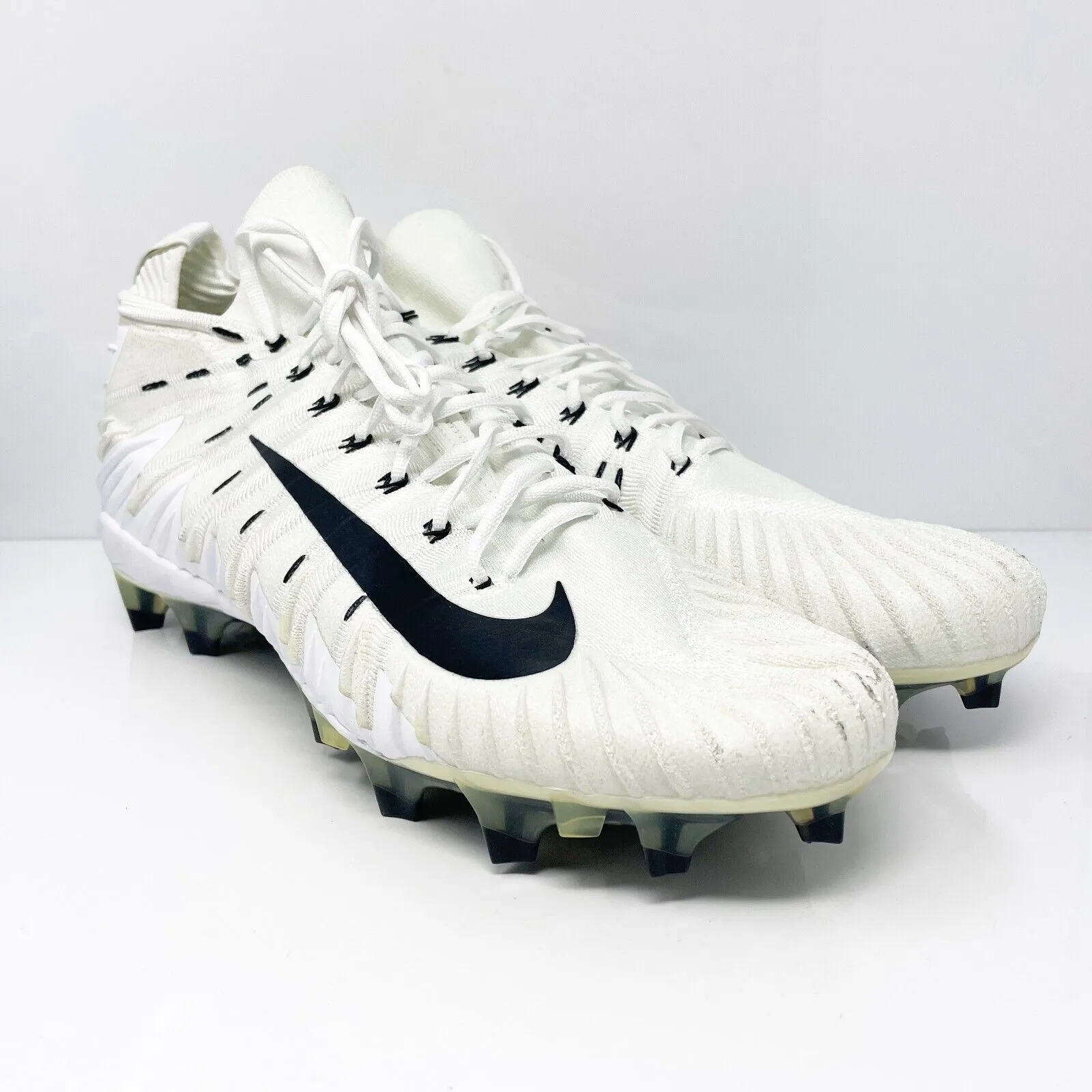 Nike Mens Alpha Menace Elite TD 871519-101 White Football Cleats Shoes Size 16