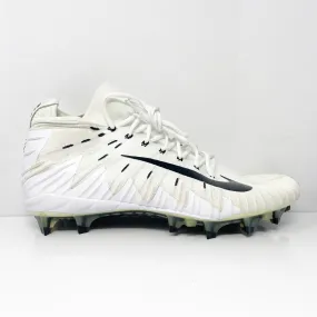 Nike Mens Alpha Menace Elite TD 871519-101 White Football Cleats Shoes Size 16