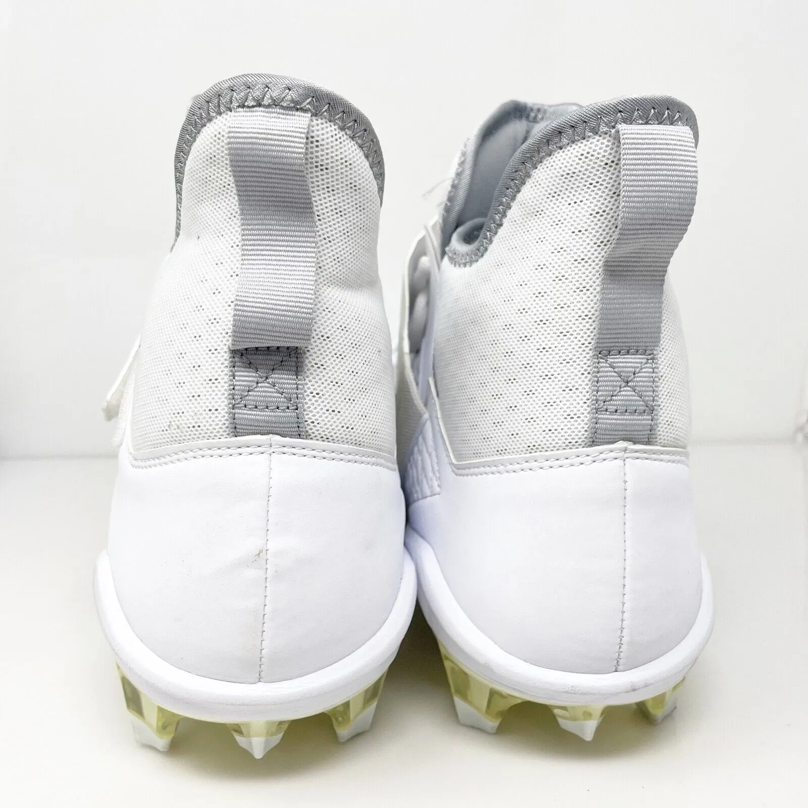 Nike Mens Alpha Menace Pro 2 Mid AQ3209-100 White Football Cleats Shoes Size 16