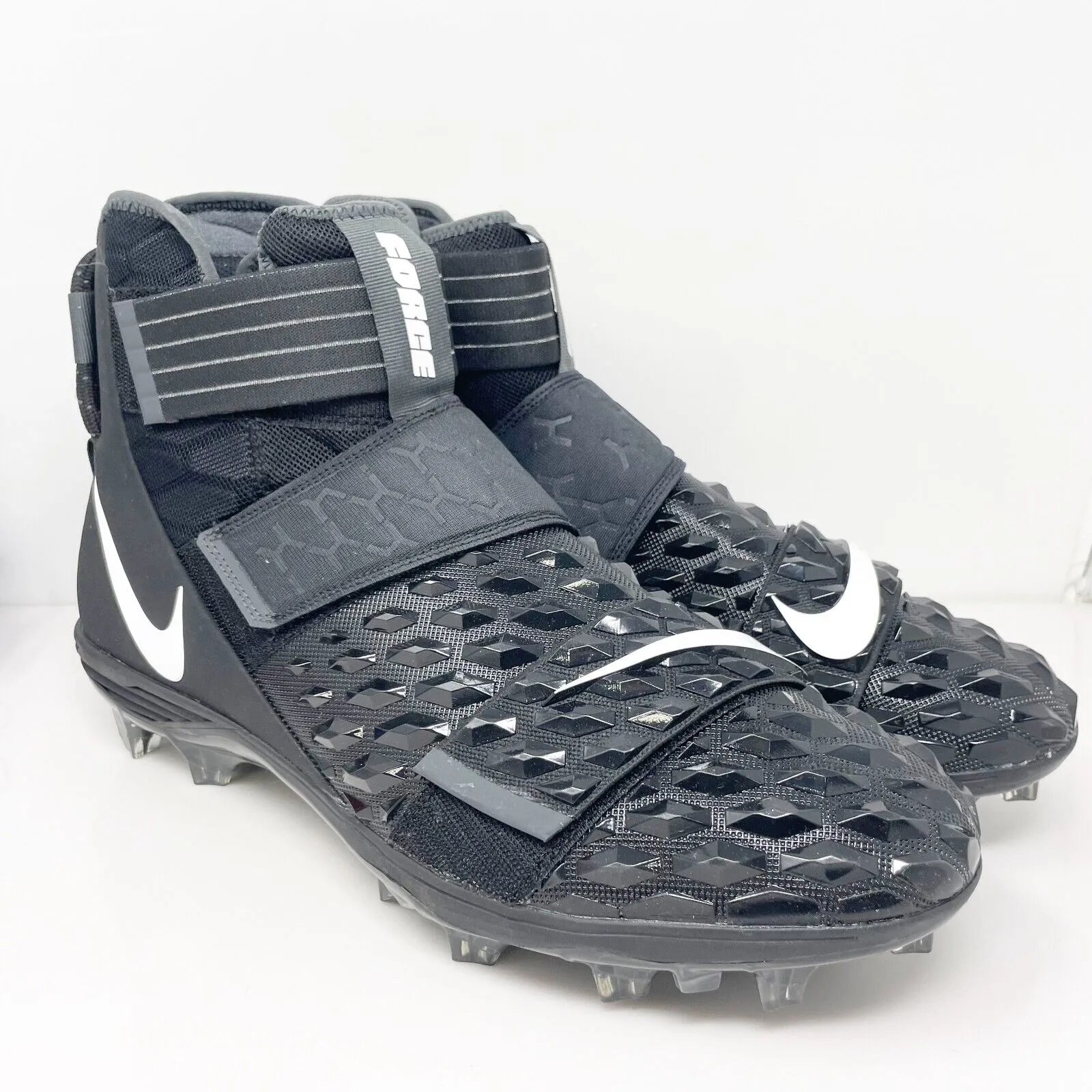 Nike Mens Force Savage Elite 2 AH3999-001 Black Football Cleats Shoes Size 15