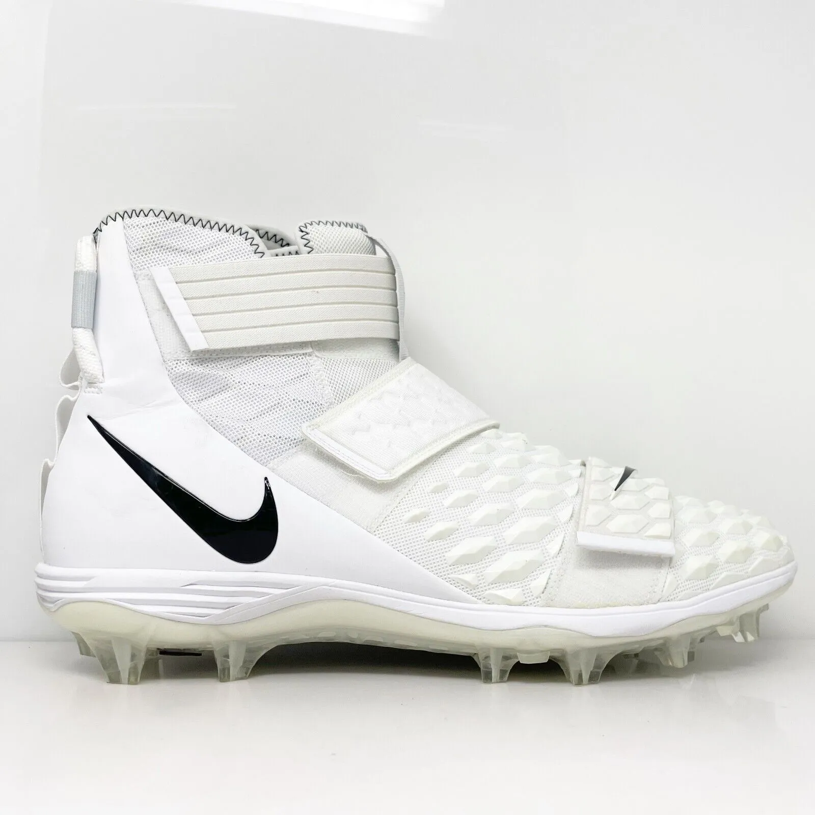 Nike Mens Force Savage Elite 2 AH3999-100 White Football Cleats Shoes Size 18