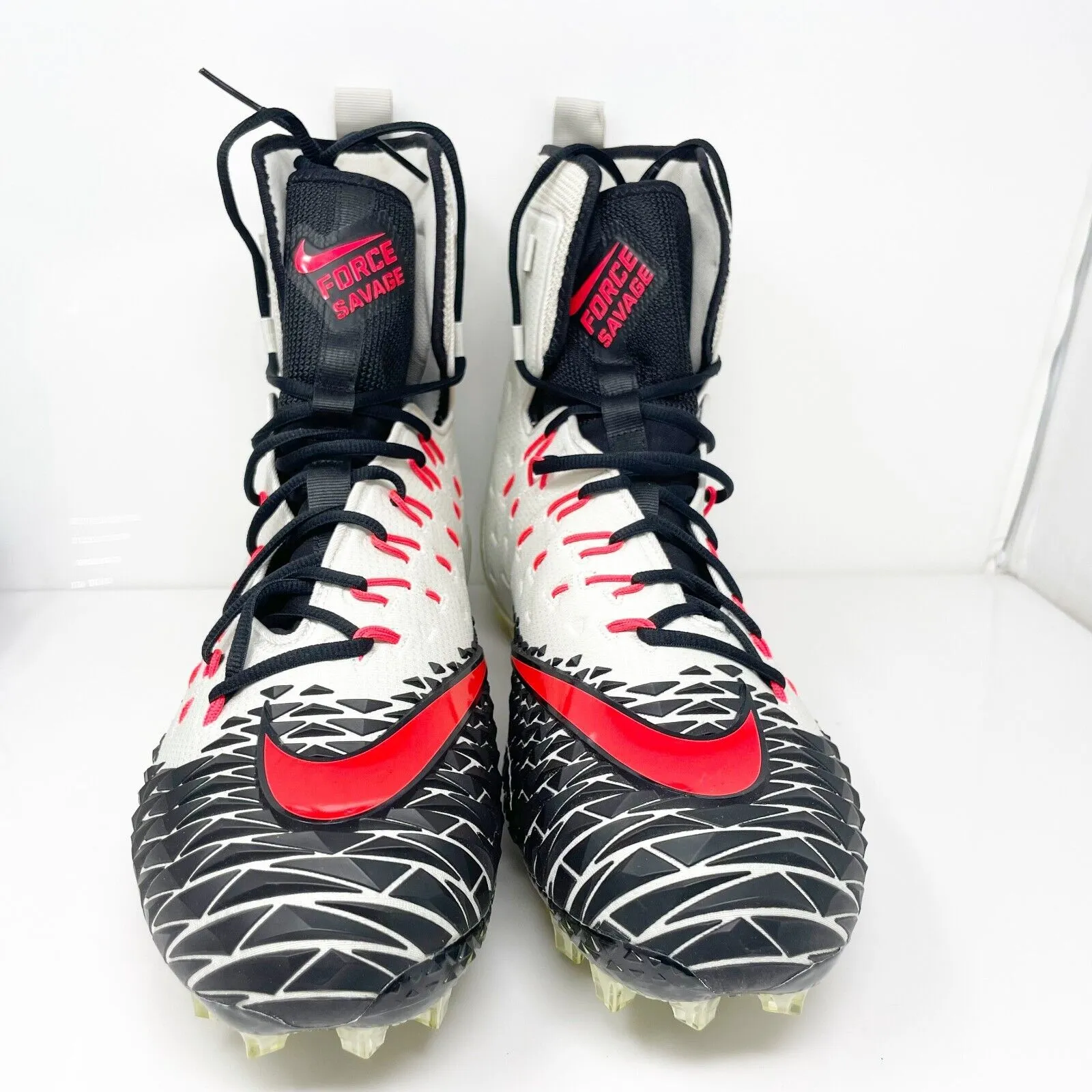 Nike Mens Force Savage Elite Promo AT0171-060 Black Football Cleats Shoes Sz 17