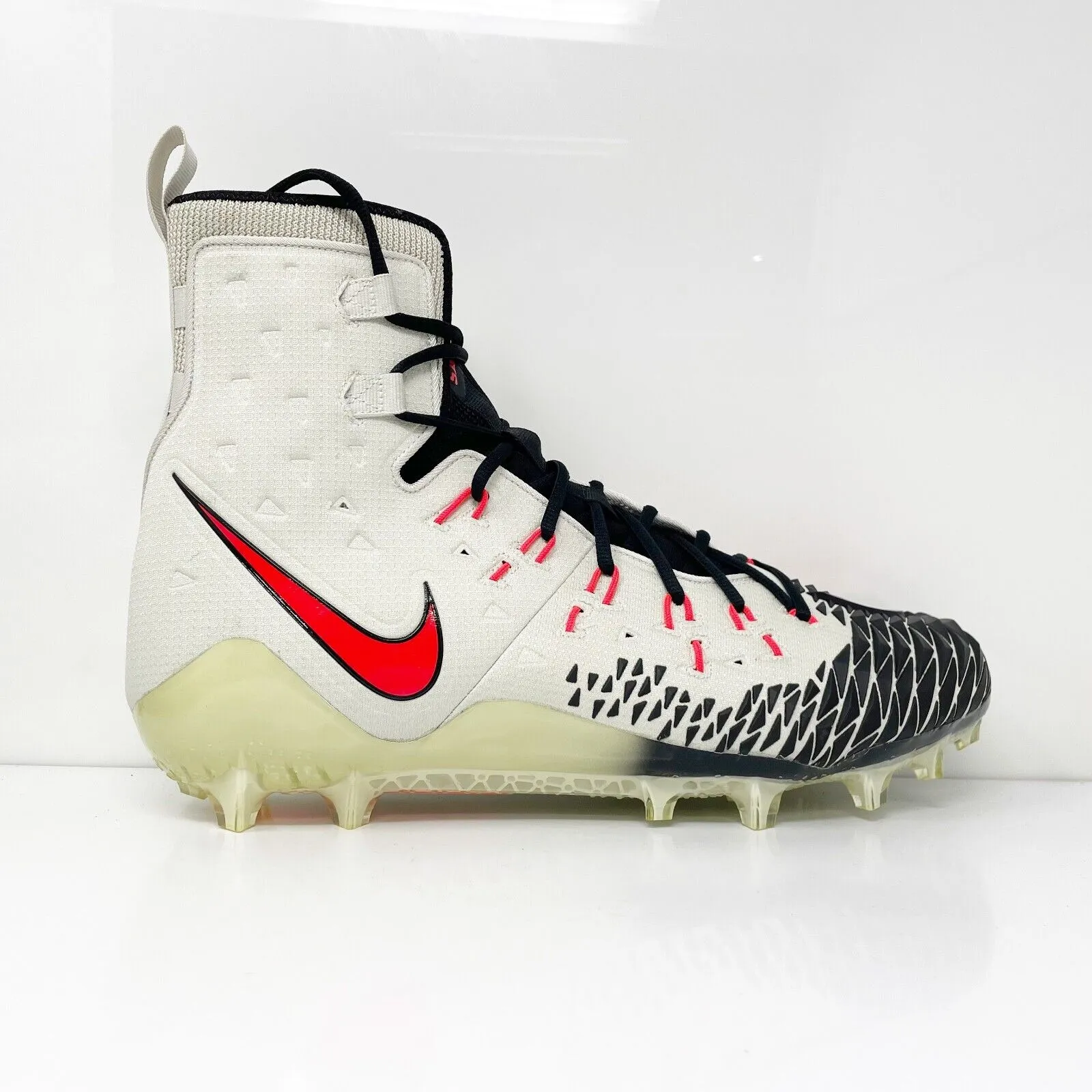 Nike Mens Force Savage Elite TD AT0171-060 White Football Cleats Shoes Size 16