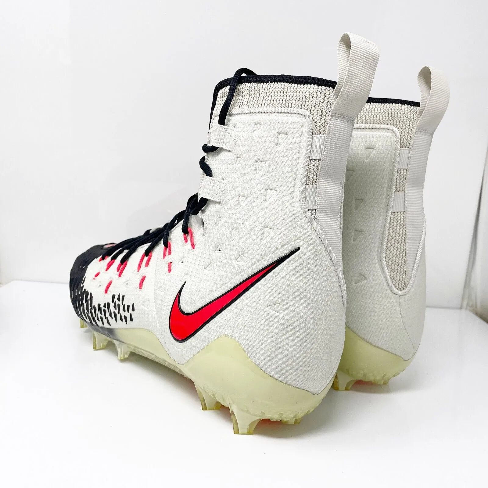 Nike Mens Force Savage Elite TD AT0171-060 White Football Cleats Shoes Size 16