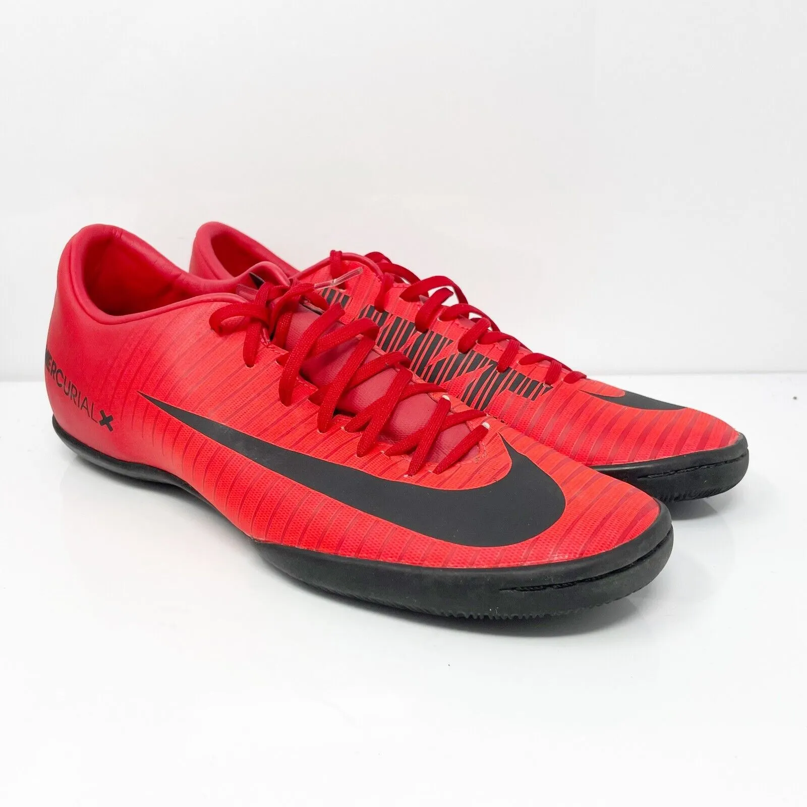 Nike Mens MercurialX Victory VI IC 831966-616 Red Football Cleats Shoes Size 9