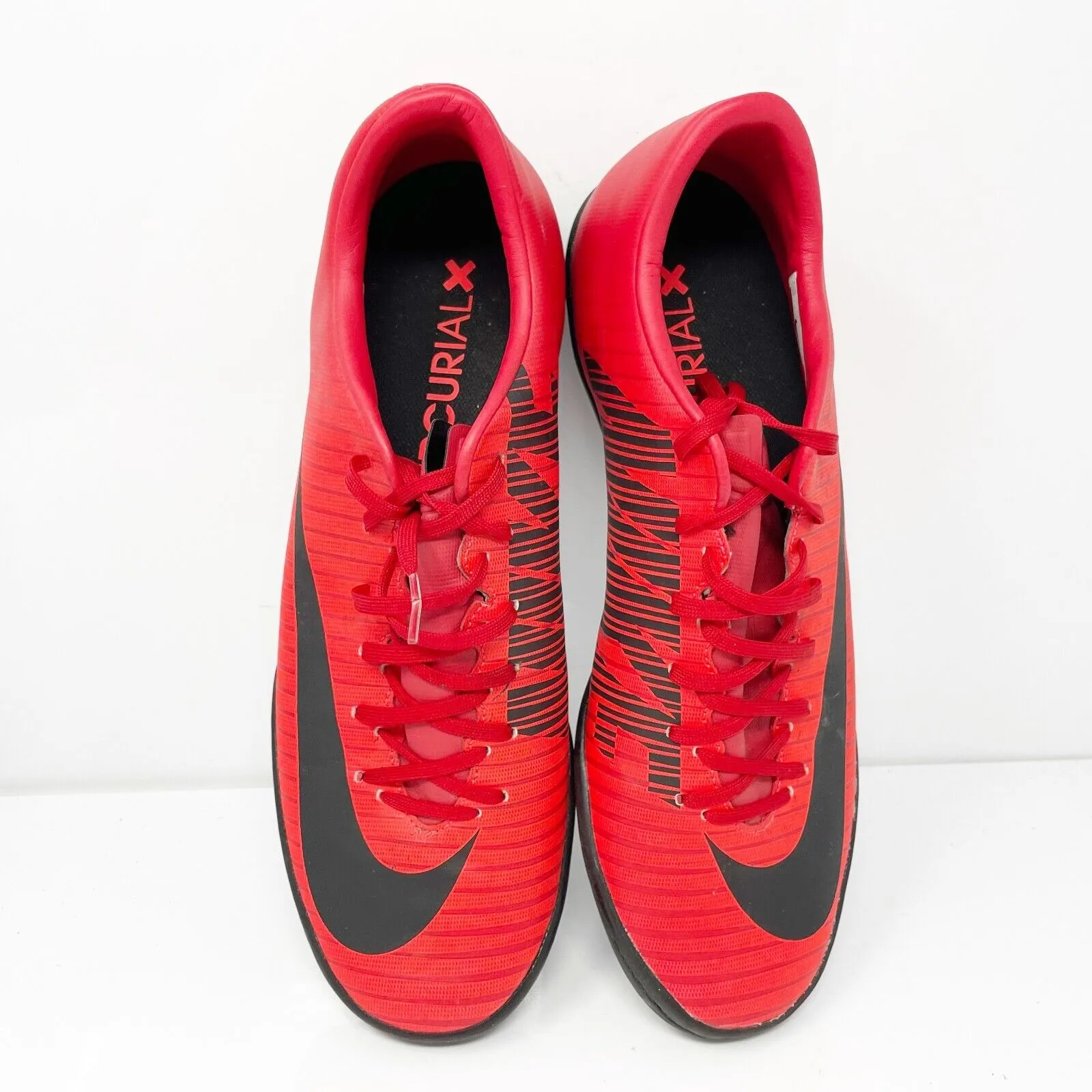 Nike Mens MercurialX Victory VI IC 831966-616 Red Football Cleats Shoes Size 9