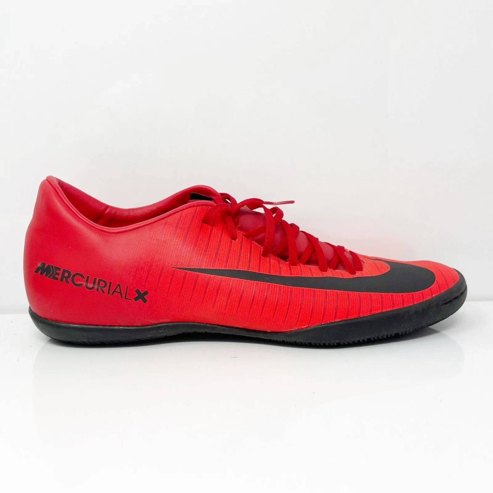 Nike Mens MercurialX Victory VI IC 831966-616 Red Football Cleats Shoes Size 9