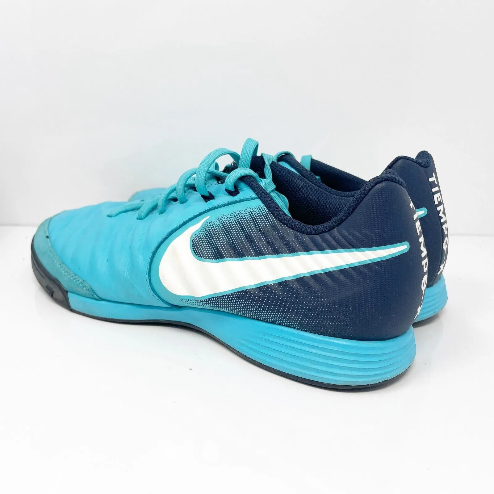 Nike Mens Tiempox Ligera IV IC 897765-414 Blue Football Cleats Shoes Size 8