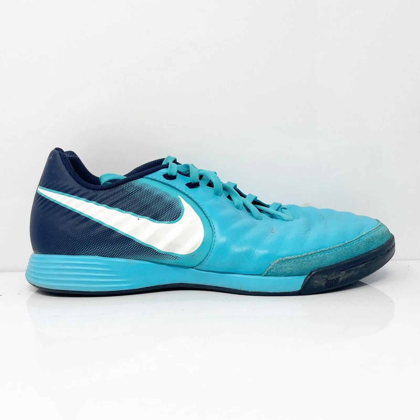 Nike Mens Tiempox Ligera IV IC 897765-414 Blue Football Cleats Shoes Size 8