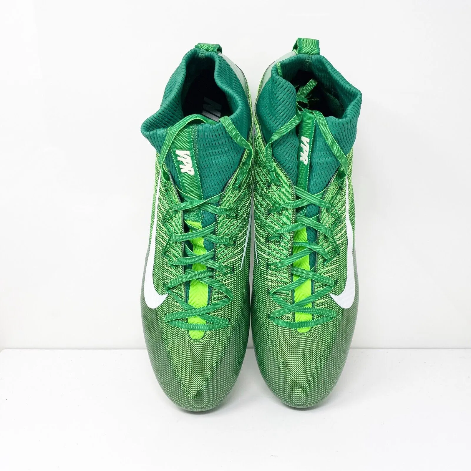 Nike Mens Vapor Untouchable 2 824470-313 Green Football Cleats Shoes Size 16