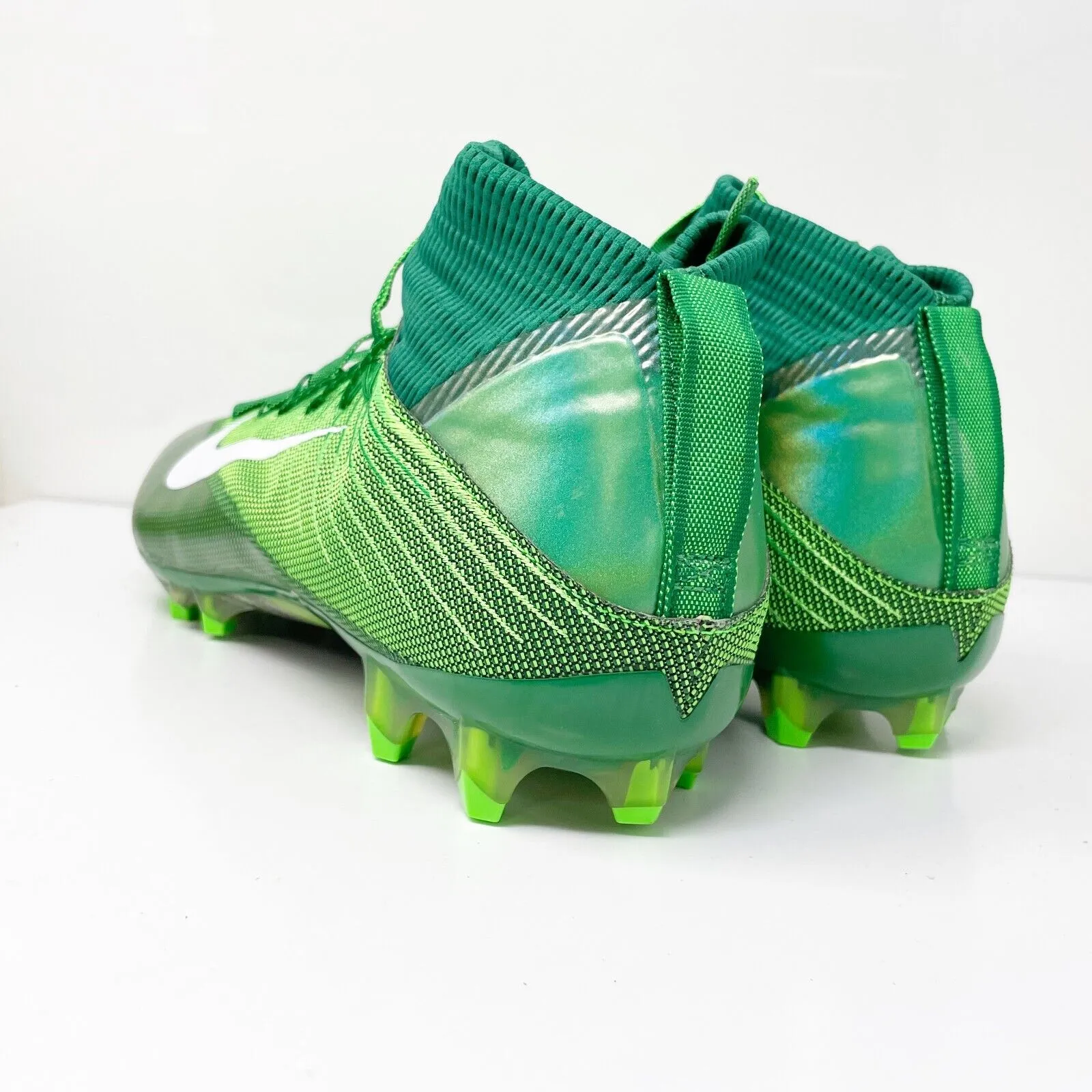 Nike Mens Vapor Untouchable 2 824470-313 Green Football Cleats Shoes Size 16