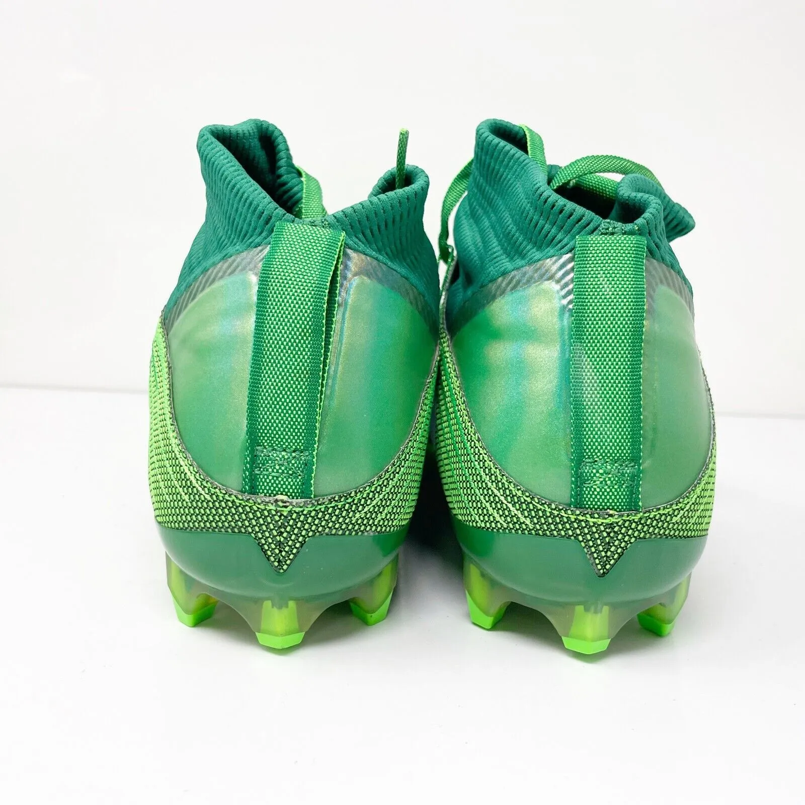 Nike Mens Vapor Untouchable 2 824470-313 Green Football Cleats Shoes Size 16