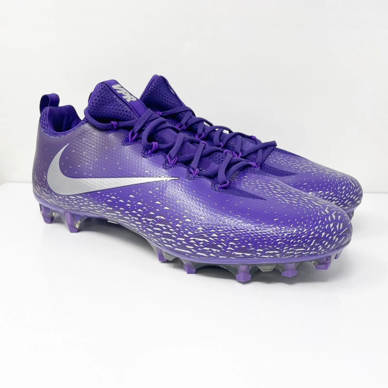 Nike Mens Vapor Untouchable Pro 833385-505 Purple Football Cleats Shoes Size 15