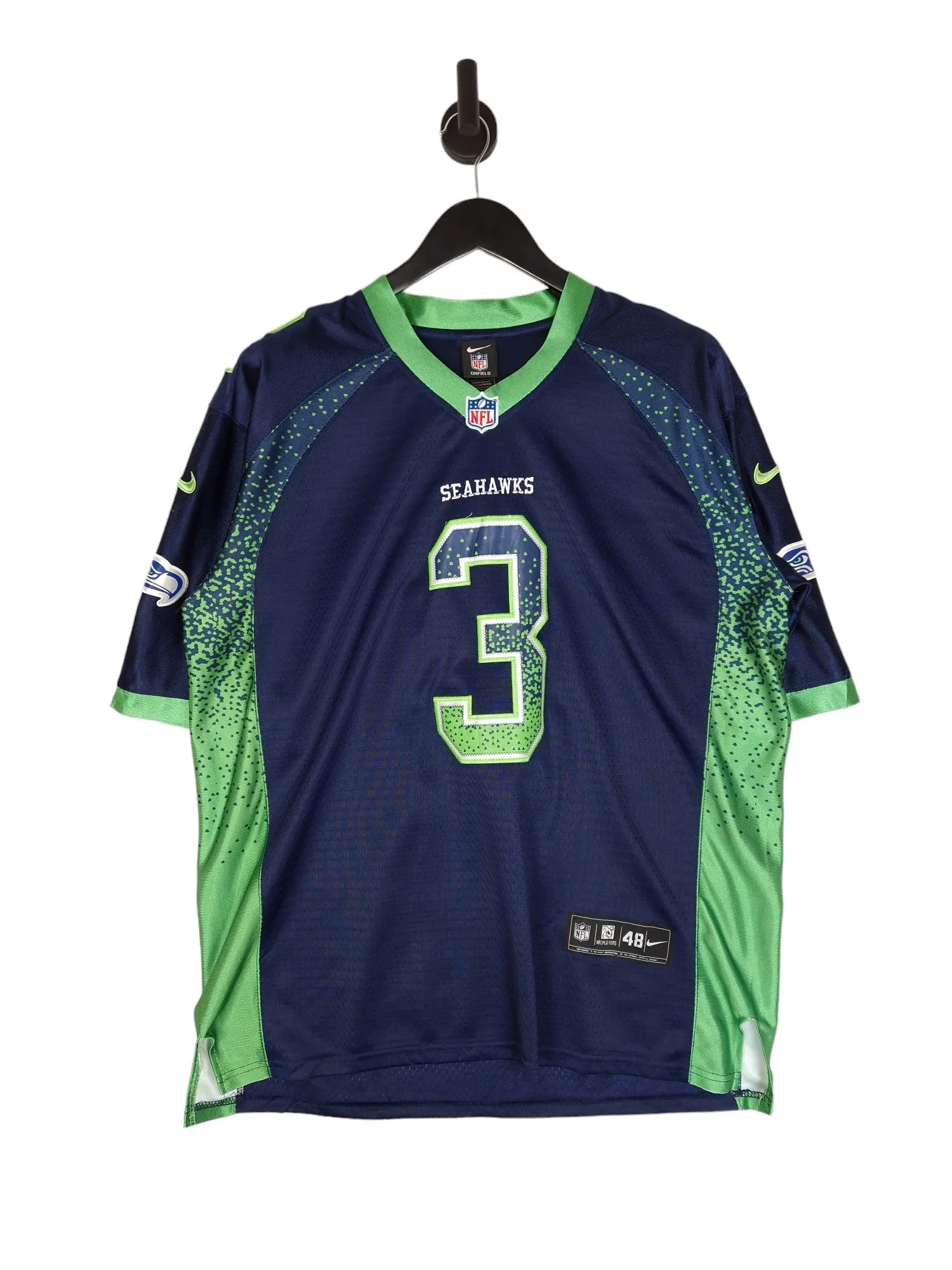 Nike NFL Seattle Seahawks #3 Wilson Football Jersey - Size Large