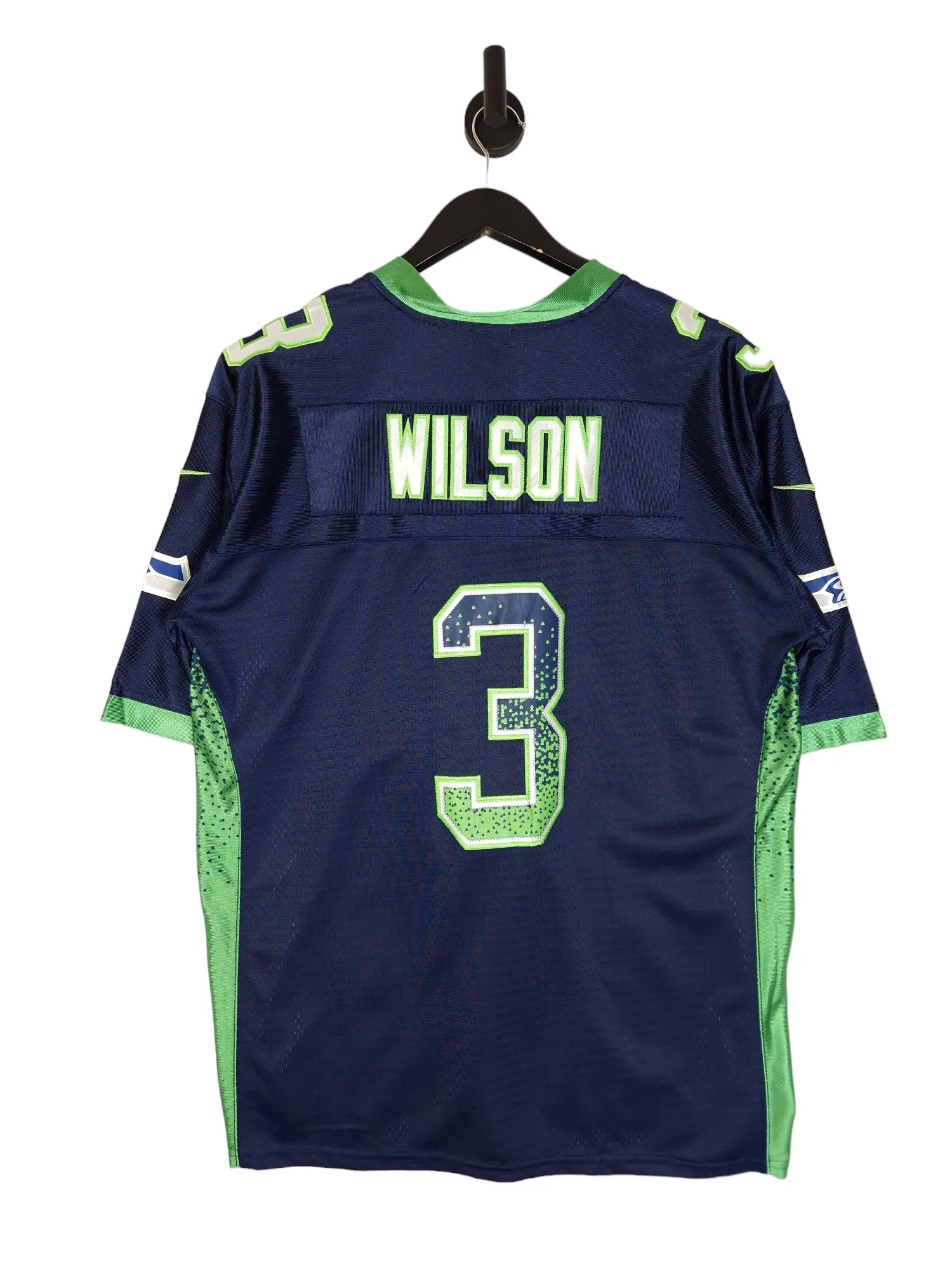 Nike NFL Seattle Seahawks #3 Wilson Football Jersey - Size Large