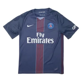 NIKE Paris Saint-Germain Mens Football Shirt Jersey Blue M