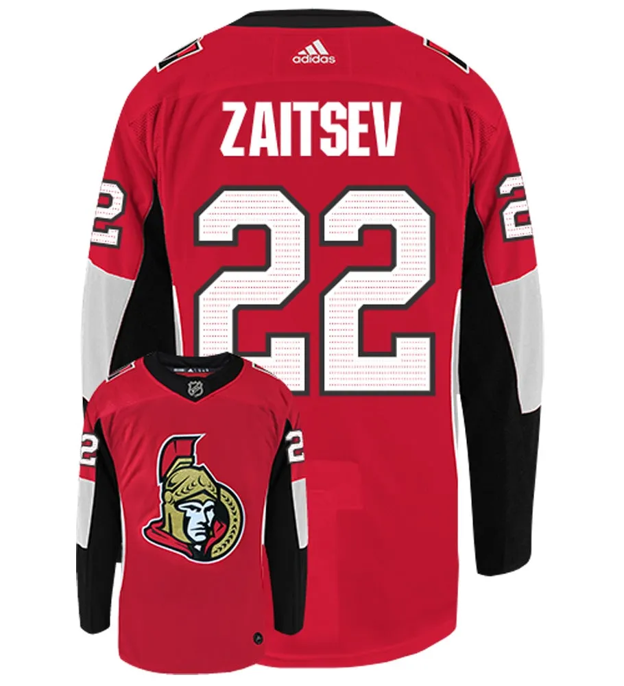 Nikita Zaitsev Ottawa Senators Adidas Authentic Home NHL Hockey Jersey     