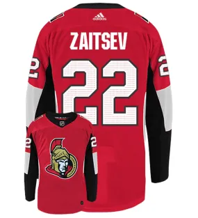 Nikita Zaitsev Ottawa Senators Adidas Authentic Home NHL Hockey Jersey     