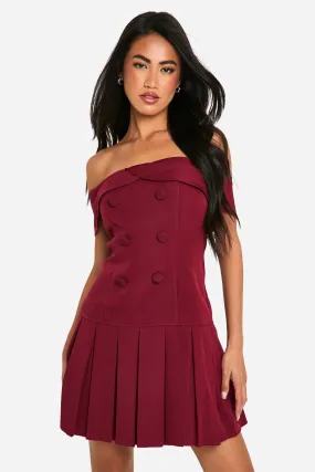 Off The Shoulder Tennis Skirt Dress