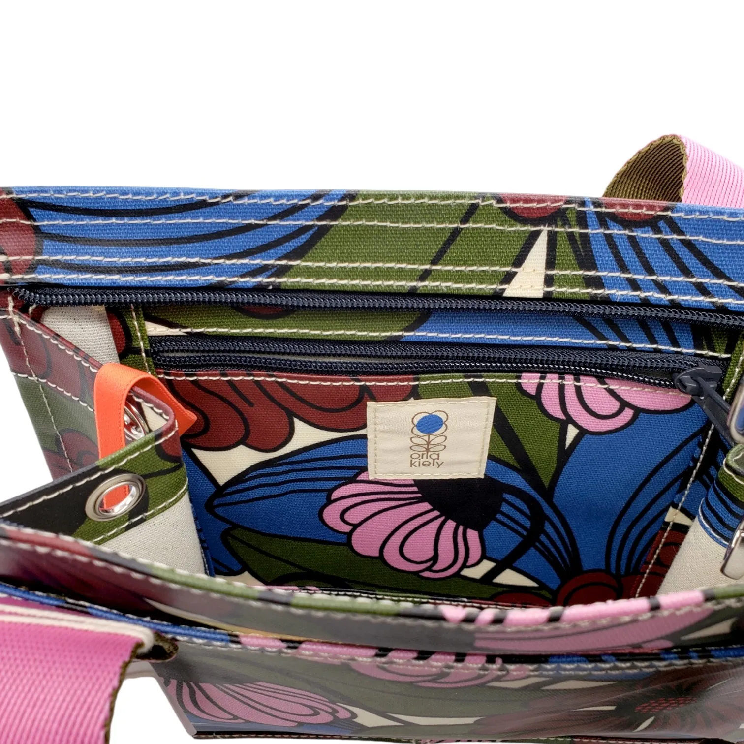 Orla Kiely Mulberry Heligan Print Landor Shoulder Bag