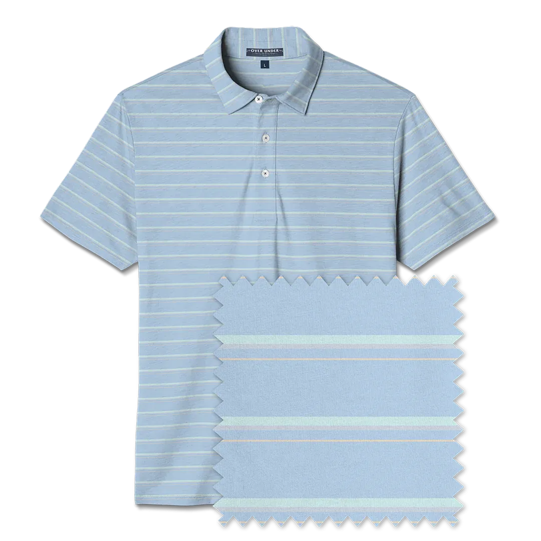 Over Under Coastal Breeze Performance Polo