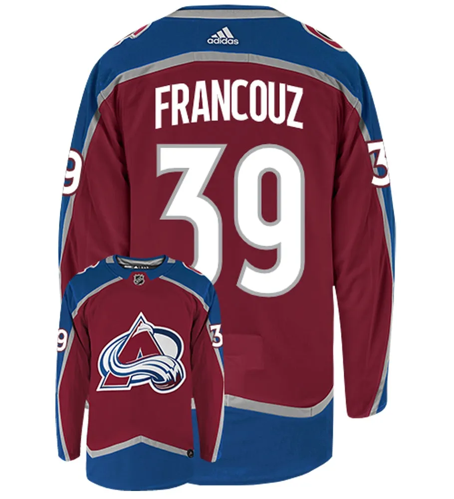 Pavel Francouz Colorado Avalanche Adidas Authentic Home NHL Hockey Jersey     