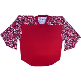 Pearsox Air Mesh Hockey Jersey - Scarlet Camo