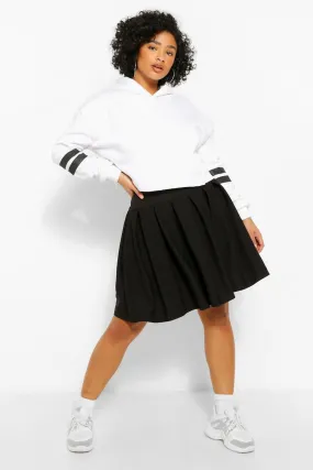 Plus Pleated Tennis Skirt