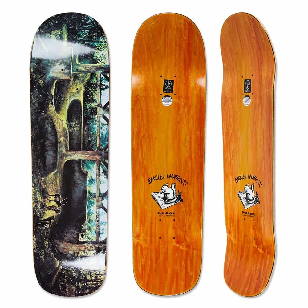 Polar Skateboards Emile Laurent Burnside 2084 Skateboard Deck P8 8.8